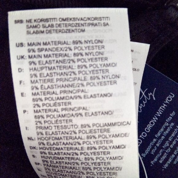 Reebok Studio Maternity Nursing Sports Bra Medium Support Removable Pad Black XL - Picture 14 of 15